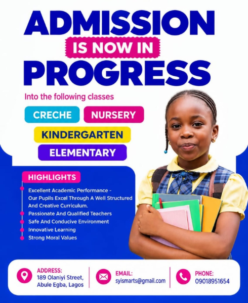 Syismart Admission in Progress flyer